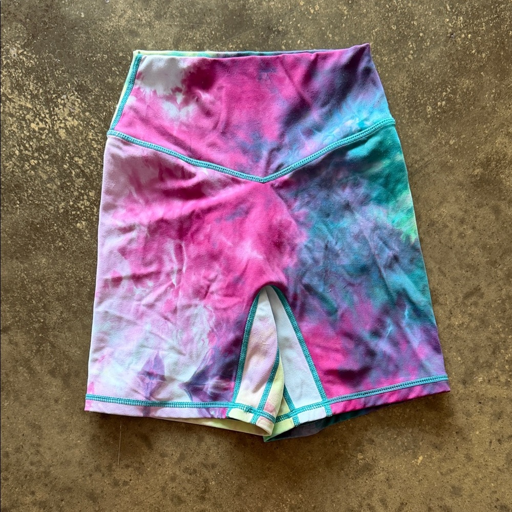 Vitality Colorful Tie-Dye Women's Bike Short